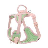 HKM-9855293 Comfortable Dog Harness and Leash Set with Adjustable Chest Strap - Multiple Colors Available