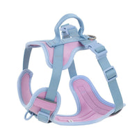 HKM-9855293 Comfortable Dog Harness and Leash Set with Adjustable Chest Strap - Multiple Colors Available