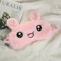 HKM-985619 Cooling Plush Animal Eye Mask for Relaxation and Comfort