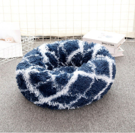 HKM-9856701 Cozy Round Pet Nest Mat for Cats ¨C Soft Cloth Kennel in Various Colors and Sizes