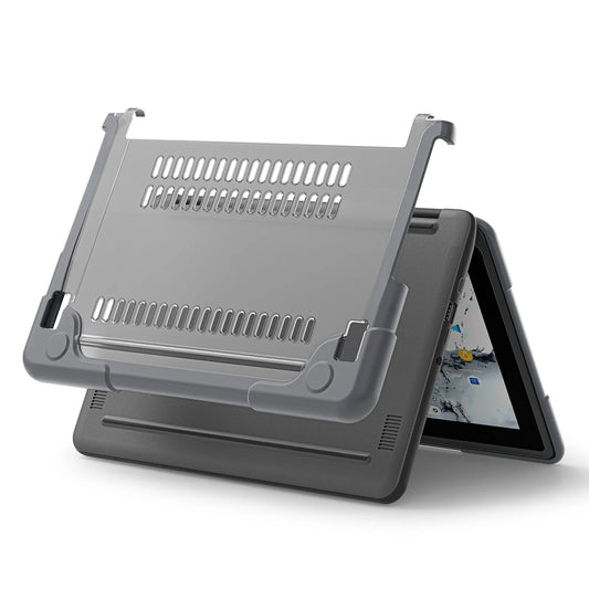 HKM-985683 Shockproof Hard Case for Dell Chromebook 11 3100/3110 with Cooling Holes and Durable PC Material