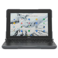 HKM-985683 Shockproof Hard Case for Dell Chromebook 11 3100/3110 with Cooling Holes and Durable PC Material