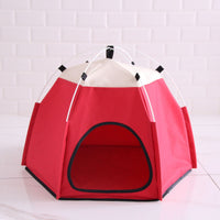 HKM-9857469 Cozy Pet Warm Tent for Cats - Soft Cloth Fabric, Multiple Colors, and Spacious Design