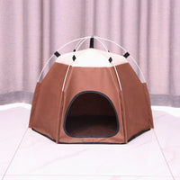 HKM-9857469 Cozy Pet Warm Tent for Cats - Soft Cloth Fabric, Multiple Colors, and Spacious Design