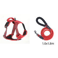 HKM-9857725 No-Pull Reflective Breathable Dog Harness Vest ¨C Adjustable Polyester Pet Strap in Multiple Sizes