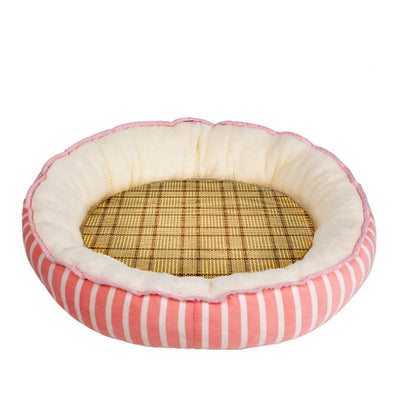 HKM-9858493 Pet Mat - Removable Cloth Mat in Lake Blue, Dream Pink, Watermelon Red, Cow Patterns, 40cm x 30cm