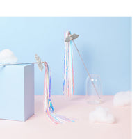 HKM-9859261 Cat Teasing Toy with Plastic Wand for Fun and Engaging Playtime