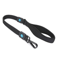 HKM-986003 High Elastic Nylon Leash for Small, Medium, and Large Dogs - 2.5*70-85cm, Black