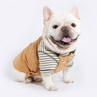 HKM-9860797 Pet Tooling Strap for Small and Medium-sized Dogs in Brown - Available in Multiple Sizes