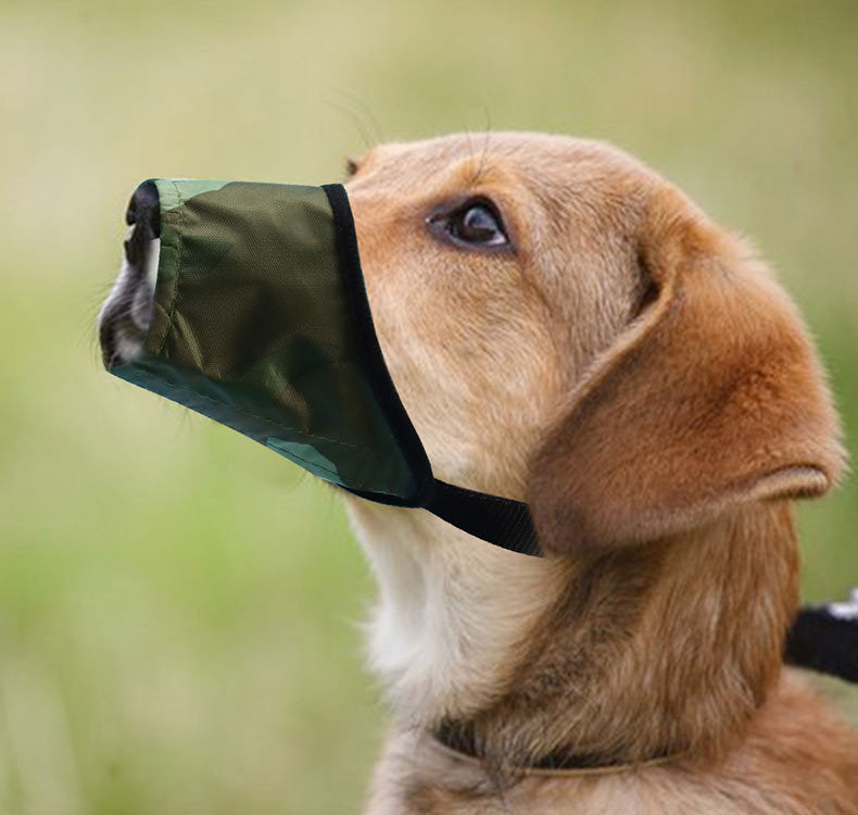 HKM-9861693 Waterproof Anti-Bite Dog Mouth Cover for Bark Control - Available in Multiple Colors