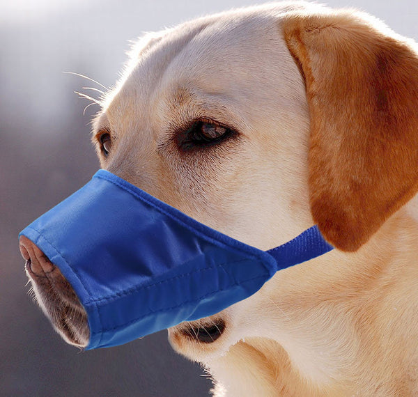 HKM-9861693 Waterproof Anti-Bite Dog Mouth Cover for Bark Control - Available in Multiple Colors