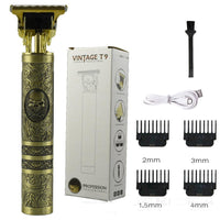 HKM-986195 Cordless Hair Clipper with Titanium Alloy Blade for Hair and Beard Trimming