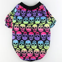 HKM-9864765 Casual Teddy Clothes for Bichon, Pomeranian, and Schnauzer - Short Sleeve and Vest Options