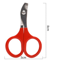 HKM-9865661 Professional Pet Nail Clippers for Small Dogs and Cats - Stainless Steel Blades with Comfortable Grip