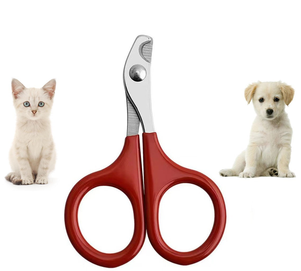 HKM-9865661 Professional Pet Nail Clippers for Small Dogs and Cats - Stainless Steel Blades with Comfortable Grip