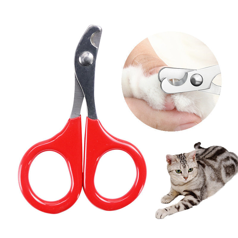 HKM-9865661 Professional Pet Nail Clippers for Small Dogs and Cats - Stainless Steel Blades with Comfortable Grip