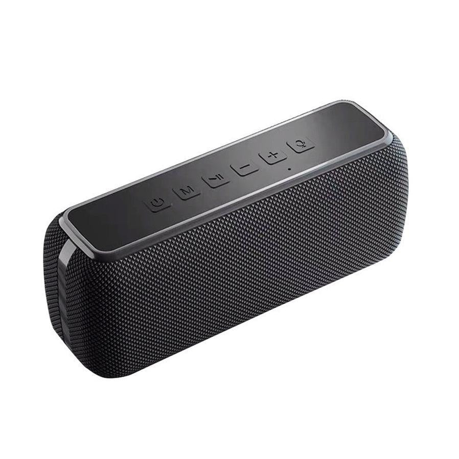 HKM-986771 60W Fabric Bluetooth Speaker with DSP, Type-C Charging, IPX5 Waterproof, and 6600mAh Battery