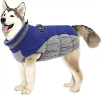 HKM-9868605 Waterproof and Windproof Pet Coat for Small and Medium Dogs in Red, Black, Camel, Peacock Blue – Polyester Material