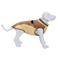 HKM-9868605 Waterproof and Windproof Pet Coat for Small and Medium Dogs in Red, Black, Camel, Peacock Blue – Polyester Material