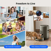 HKM-986899 Automatic 2L Pet Feeder with Smart Timer for Cats and Dogs