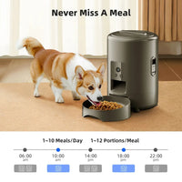 HKM-986899 Automatic 2L Pet Feeder with Smart Timer for Cats and Dogs