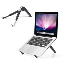 HKM-986963 Aluminum Cooling Stand for iPad, Tablets, and Laptops - Adjustable Triangle Design