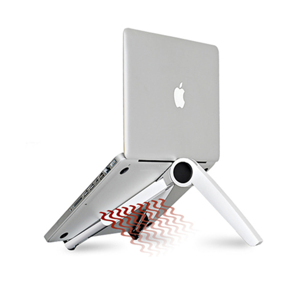 HKM-986963 Aluminum Cooling Stand for iPad, Tablets, and Laptops - Adjustable Triangle Design