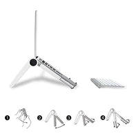 HKM-986963 Aluminum Cooling Stand for iPad, Tablets, and Laptops - Adjustable Triangle Design