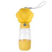 HKM-9870013 Portable Pet Water Cup - 320ML and 180ML Options in Yellow, Gray, Green, and White
