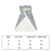 HKM-9870525 Cozy Bear Cloak Blanket for Dogs and Cats in Multiple Colors