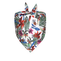 HKM-9871549 Pet Summer Triangle Scarf for Cats and Dogs - Lightweight Polyester in Vibrant Colors
