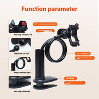 HKM-987155 360-Degree Rotating Mobile Phone Bracket in Various Colors - Adjustable Clip Styles Available
