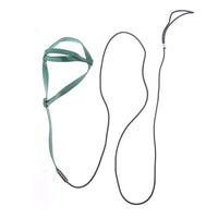 HKM-9873725 Nylon Hand Holding Rope for Parrots - Adjustable Lengths in Black, Green, Sapphire Blue, and Red