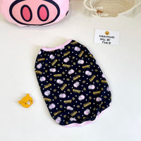 HKM-9874493 Gold Coin Pig Lycra Cotton Pet Spring and Summer Vest T-shirt, Multiple Sizes Available