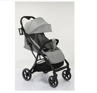 HKM-987475 Comfortable US Style Stroller with Adjustable Webbing for Sitting or Lying Down - Spacious 78CM Seat Cushion