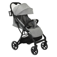 HKM-987475 Comfortable US Style Stroller with Adjustable Webbing for Sitting or Lying Down - Spacious 78CM Seat Cushion