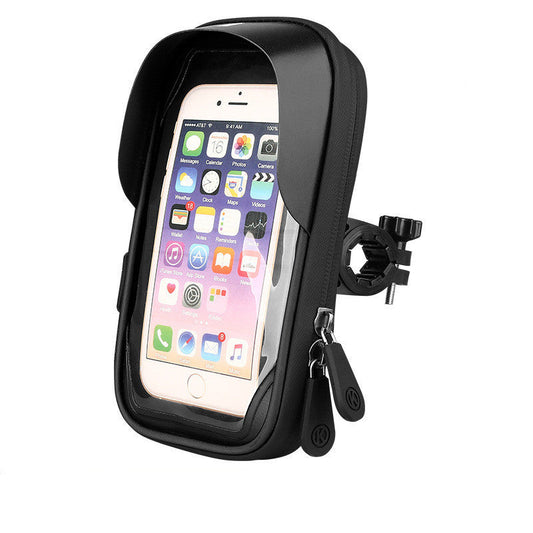HKM-987667 Mobile Phone Stand with Waterproof Zipper and Touch Screen for 4.5-6.4 Inch Devices - Available in Multiple Colors