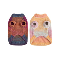 HKM-9877693 Soft Glutinous Rainbow Circle Pet Sweater - Wool Acrylic Blend, Multiple Sizes Available