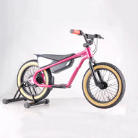HKM-987859 16'' Aluminium Alloy Electric Motorcycle for Kids - High Speed Dirt Bike with 2 Speed Gears and Integrated Battery