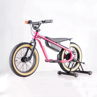 HKM-987859 16'' Aluminium Alloy Electric Motorcycle for Kids - High Speed Dirt Bike with 2 Speed Gears and Integrated Battery