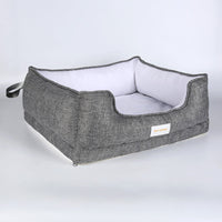 HKM-9879741 Four Seasons Dismantlable Washable Memory Cotton Pet Nest for Dogs - Gray, Blue, Purple, Beige, Green