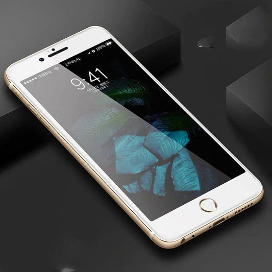HKM-987987 Tempered Glass Screen Protector for iPhone 6/6s/7/8/6 Plus/7 Plus/8 Plus - Full Coverage, Anti-Fingerprint, HD Clarity