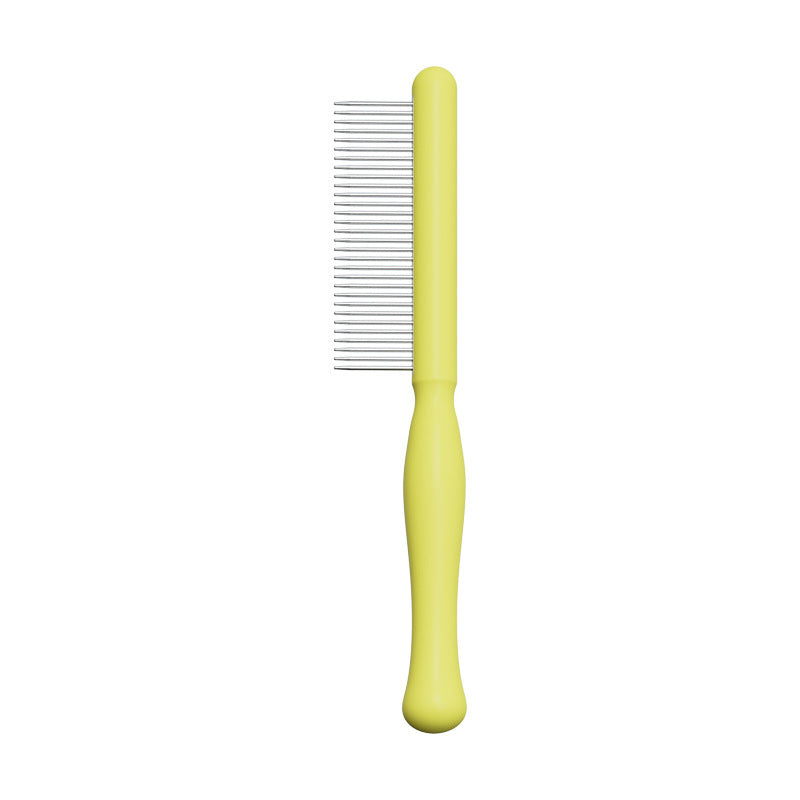 HKM-9881277 Long Haired Cat Fine Tooth Comb - ABS & Stainless Steel, Lightweight, Multiple Color Options