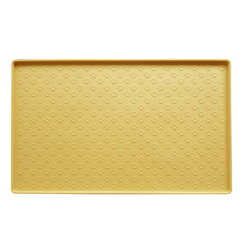HKM-9881533 Waterproof Silicone Pet Mat for Dogs and Cats - Easy to Clean, Square Design in Various Sizes and Colors