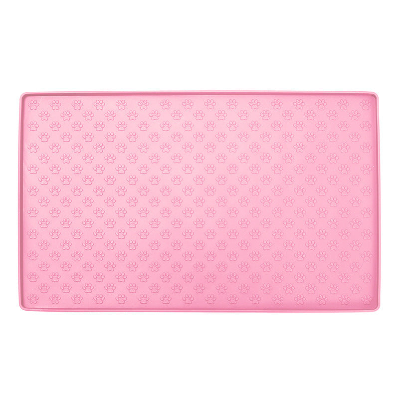 HKM-9881533 Waterproof Silicone Pet Mat for Dogs and Cats - Easy to Clean, Square Design in Various Sizes and Colors