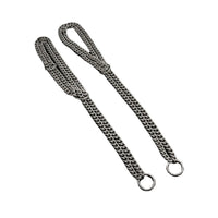 HKM-9881661 Stainless Steel 304 Explosion-proof Pet Collar in Steel, Gold, and Black