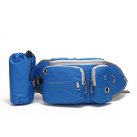 HKM-9881917 Multifunctional Nylon Outdoor Dog Walking Waist Bag - Soft, Solid Color, 46cm x 14cm x 10cm
