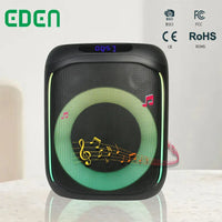 HKM-988435 Portable 6 Inch Wireless Bluetooth Speaker for Outdoor DJ Parties with LED Light