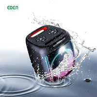 HKM-988435 Portable 6 Inch Wireless Bluetooth Speaker for Outdoor DJ Parties with LED Light