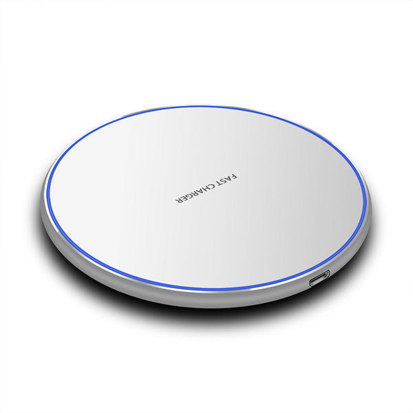 HKM-988499 15W Fast Wireless Charging Base with Type-C Interface - Black and White Options